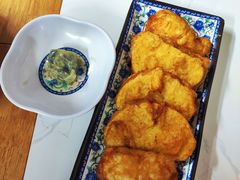 鸡蛋炸馒头片-大槐树烤肉馆