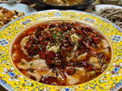 水煮肉片-北平味道.京味菜.烤鸭(梨园店)