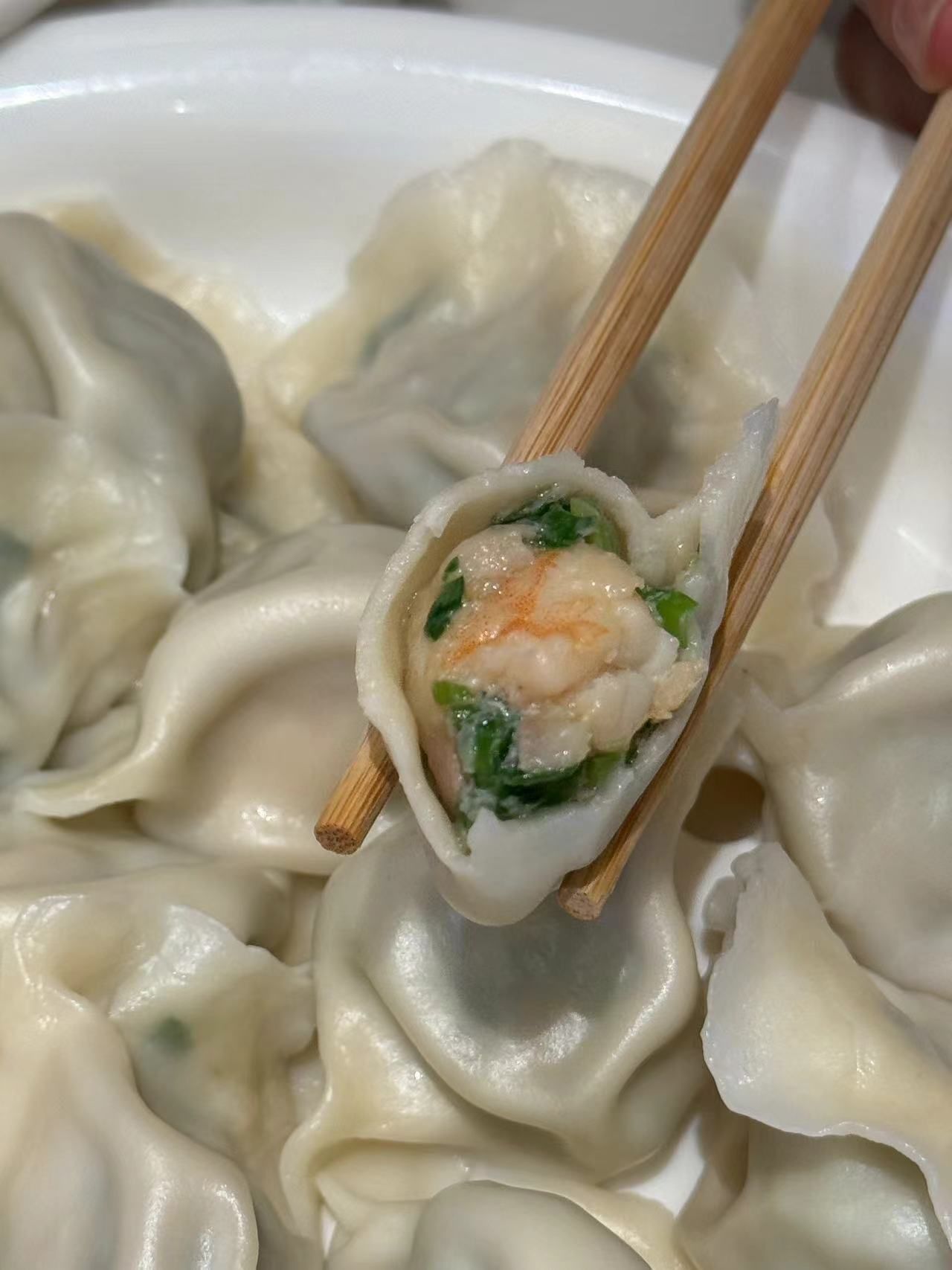 在正黄旗海鲜烧烤大排档,我尝试了海螺水饺