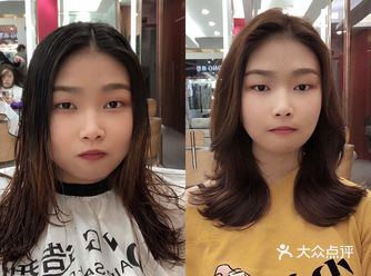 锁骨烫发，细软头发，发量适中，锁骨烫发，方便打理的锁