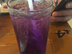 碟豆花饮品-蝶豆花蓝面条