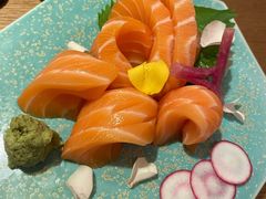 三文鱼刺身-水之惠鲜鱼料理(王府大街店)