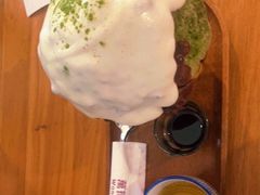 抹茶生乳かき氷-WONDER ICE 萬得冰田(建設路总店)