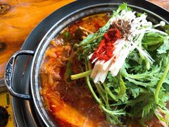 土豆排骨火锅-喇喇排骨火锅·传统韩式脊骨汤(望京西园总店)