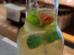 柠檬冰桔茶-探鱼·鲜青椒爽麻烤鱼(天河优托邦店)