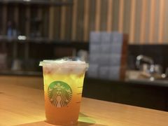 百香果桃桃茶云乌龙饮品-星巴克(北京万科时代广场店)