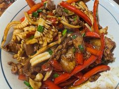 -廖师傅大蒜炒腊肉(袁家岭店)