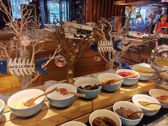 自助调料区-南通滨江洲际酒店-西集自助餐厅