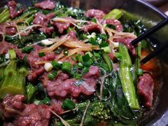 姜汁牛肉蒸菜心-张记旺角食街(动物园店)