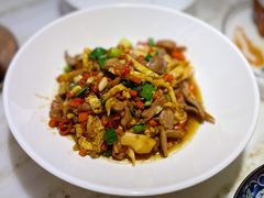 爆炒鸡胗和蛋-径山十八道·风味民间菜(杭州总店)