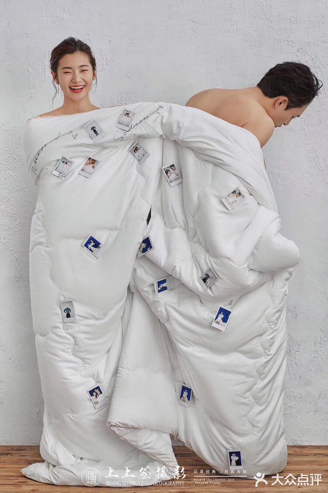 谁说拍婚纱照一定要穿婚纱，家居服一样美的哦