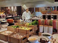 自助取餐区-厦门泰地万豪酒店-贡厨自助餐厅