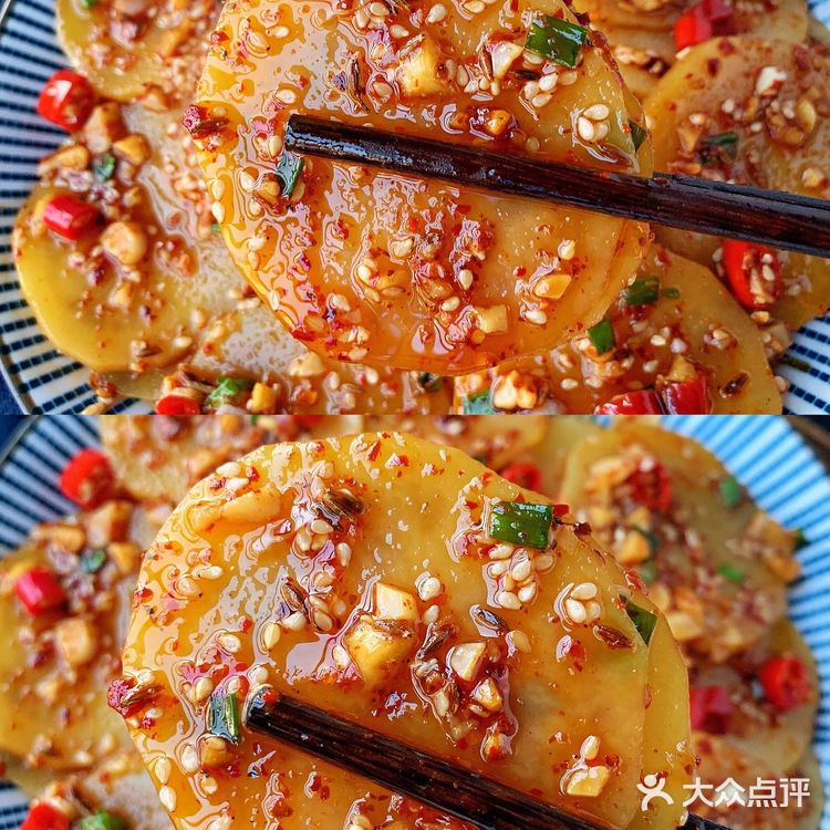 秒杀路边摊的凉拌土豆片❗️酸辣开胃好吃到飞