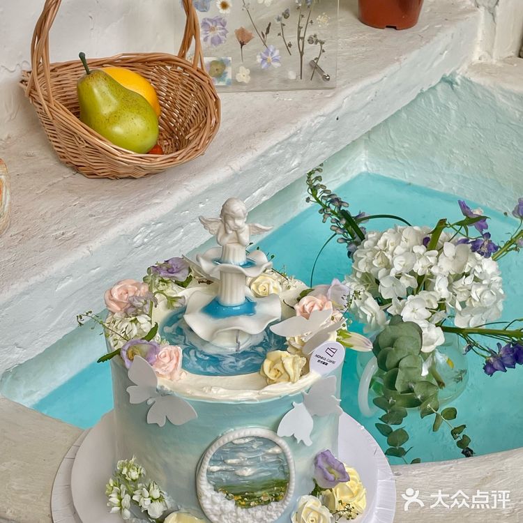 许愿池蛋糕！美到舍不得吃。。。