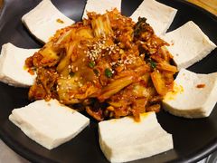 辣白菜炒豆腐-包装马车·韩国料理·포장마차