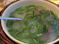 鸭血韭菜汤-甘家界牌柠檬鸭(青山店)