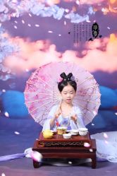 -后宫·古装汉服京剧儿童亲子全家福摄影