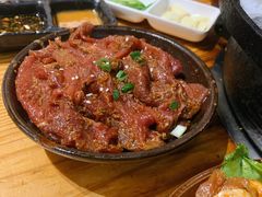 秘制香辣牛肉-胖记烤肉(江汉路店)