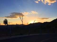 定都阁夕阳-定都峰