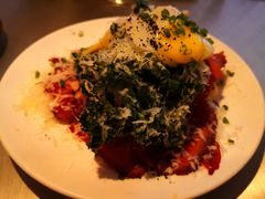 烤牛肉鲁本酱汁煎鹌鹑蛋-Ocean's Table 欧舍