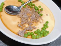 青豆虾仁蒸蛋-炊烟小炒黄牛肉(浦东世纪汇店)