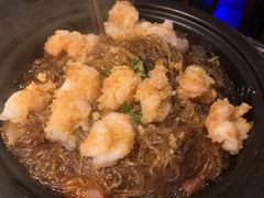 蒜蓉粉丝蒸开边虾-绿茶餐厅(乐峰广场店)