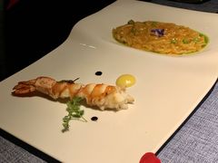 煎虎头虾配米型面-弦月窗LUNETTE BY AMANDA(复兴路店)