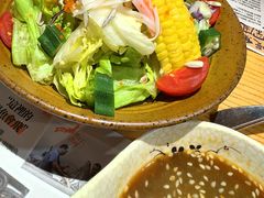 田园沙拉配和风汁-鳗事鱼意·活鳗現烤专门店(富力海珠城店)