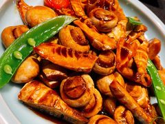 春笋烧口蘑-北平盛世·新京菜·北京烤鸭(劲松·双井店)