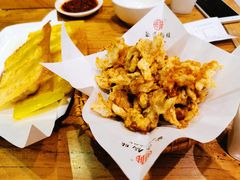 椒盐蘑菇-海富荣·锅贴·陕菜家常菜(阳光城店)