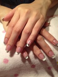 美丽的新娘甲，五个月的孕妇，用的是有机哦-爱嘉生活美甲美睫纹绣半永久