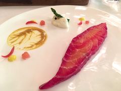 烟熏三文鱼佐酸奶油-福楼法餐厅FLO