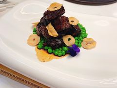 金蒜黑椒澳洲和牛粒-江园私房菜