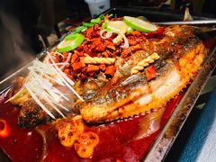 香辣味凌波鱼-探鱼·鲜青椒爽麻烤鱼(银泰城店)