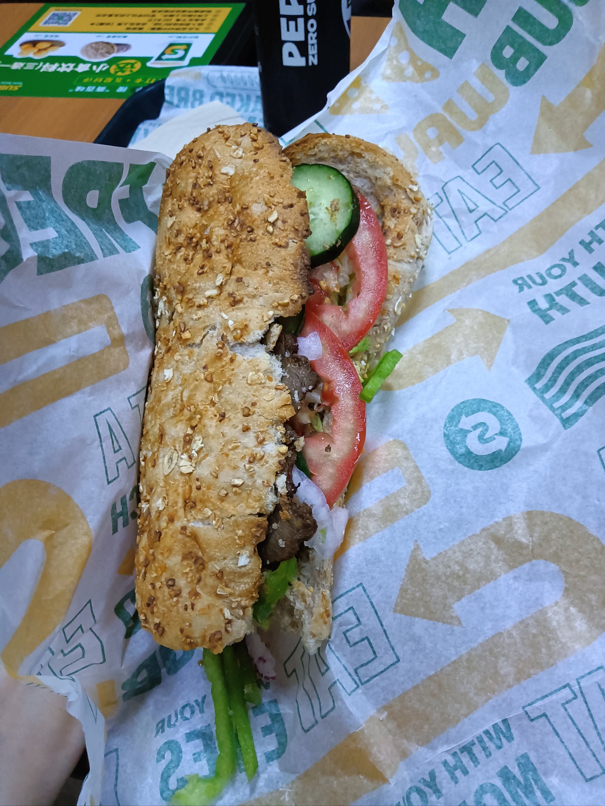 subway酱料图片