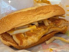 桂林酸竹笋风味板烧鸡腿堡-麦当劳(明湖店)