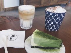 抹茶渐变芝士蛋糕-问海文创园