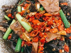 爆炒猪肝-老游独一佳湘菜馆(高新四路店)