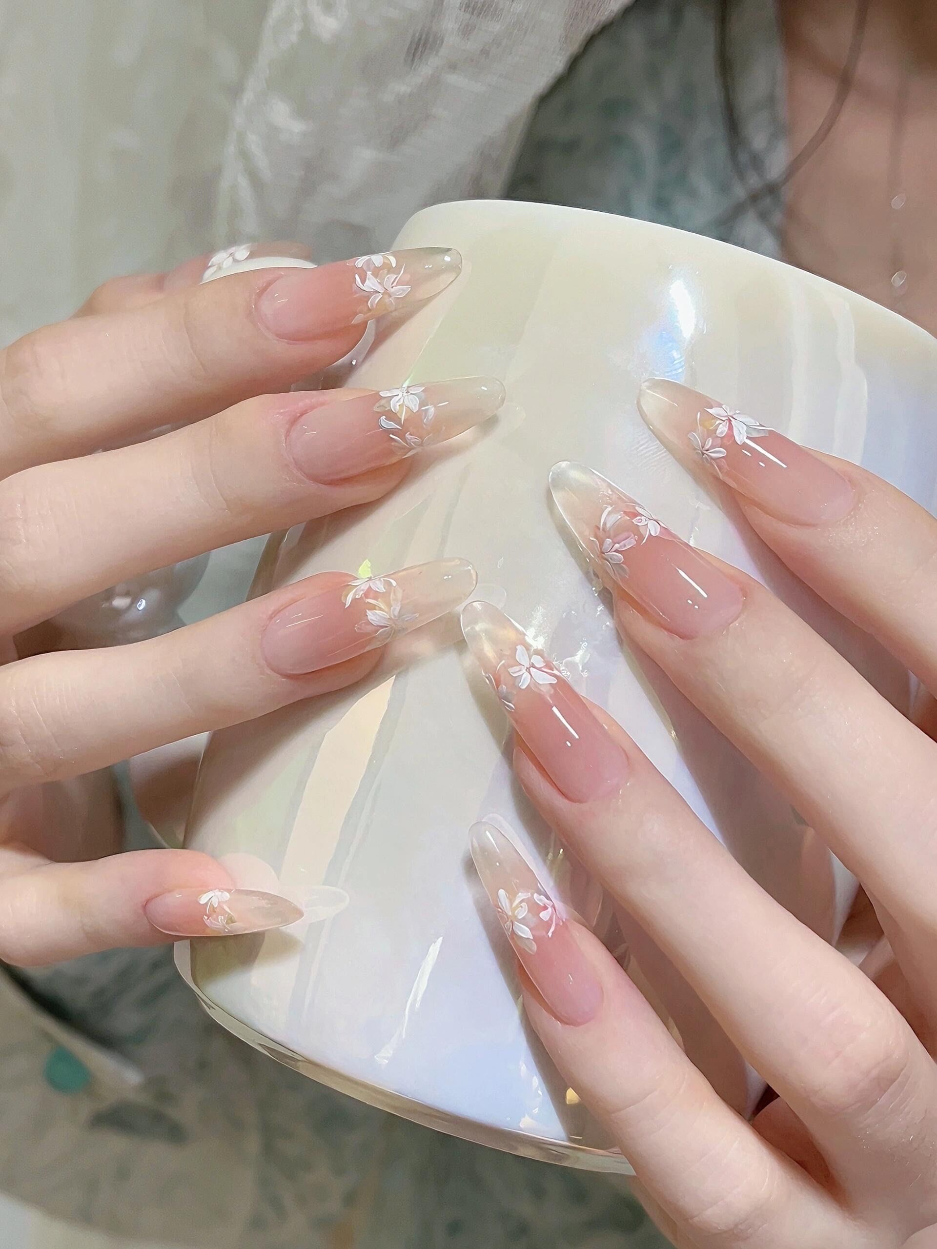 夏日小花花美甲