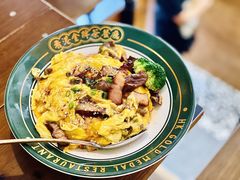 叉烧牛乳炒滑蛋饭-肥韬茶餐厅(南山mini店)