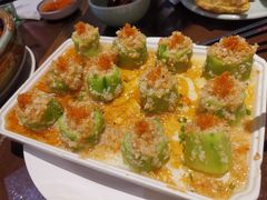 蒜蓉瑶柱蒸丝瓜-有璟阁港式餐厅(国贸商城店)