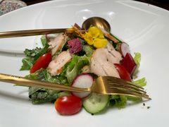 土鸡肉蔬菜沙拉配黑松露酱汁-觅唐MITONG(鸟巢店)