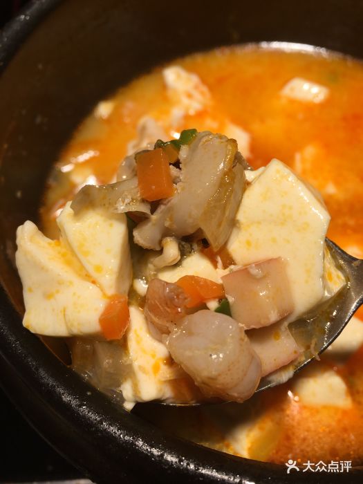 土大力拌饭名家(丹尼斯百货店)海鲜绢豆腐汤图片