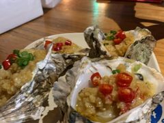 生蚝-路边摊小炉子烧烤