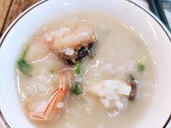 虾+鲍鱼仔粥-利杨记·本味轩粥坊·烧烤(宝体店)