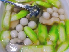 丝瓜鱼丸汤-琼菜坊·无鸡不成宴·海南菜老爸茶糟粕醋(海口骑楼老街店)