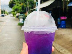 -蝶豆花蓝面条