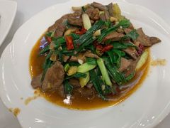 大蒜炒猪肝-天利思(邓尉店)