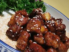 黑蒜子牛肉粒-卫鼎轩·家宴(水上公园店)