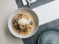 奶油汁培根溏心蛋意面-Future&Kitchen